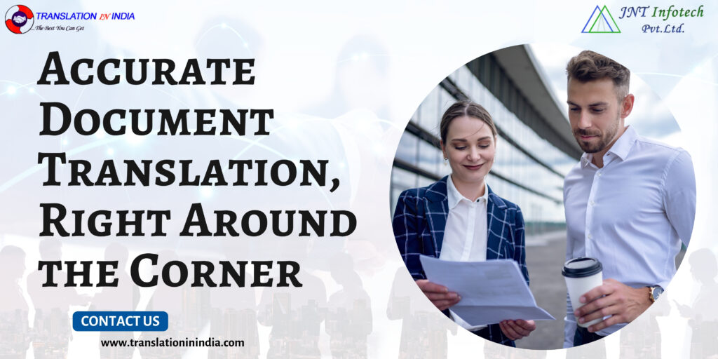 Professional translator converting English document to Punjabi