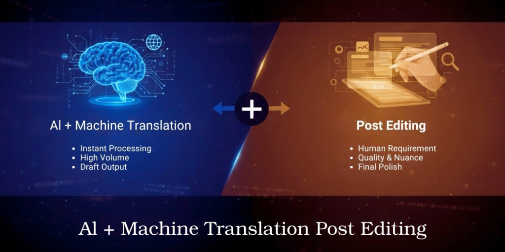 Al + Machine Translation Post Editing