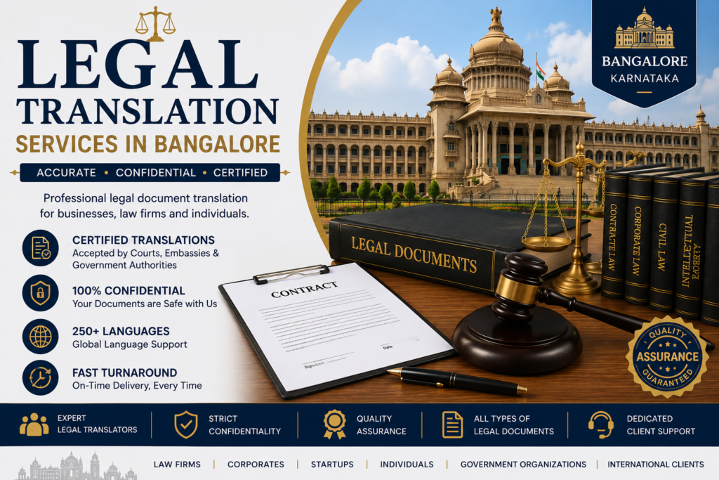 Legal Translation Services in Bangalore