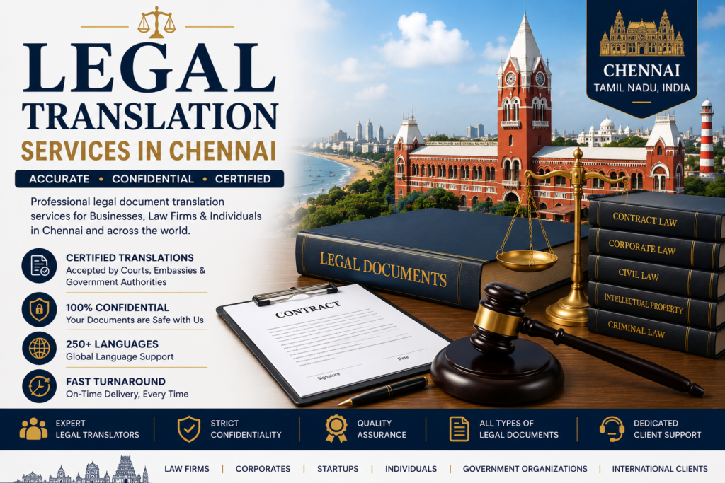 Legal Translation Services in Chennai